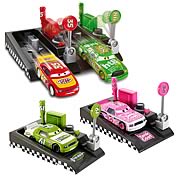 Pixar Cars Pit Race-off Launcher And Car Wave 2 Case Picture