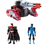 Batman Brave and Bold Cybertank with Batman and Blue Beetle