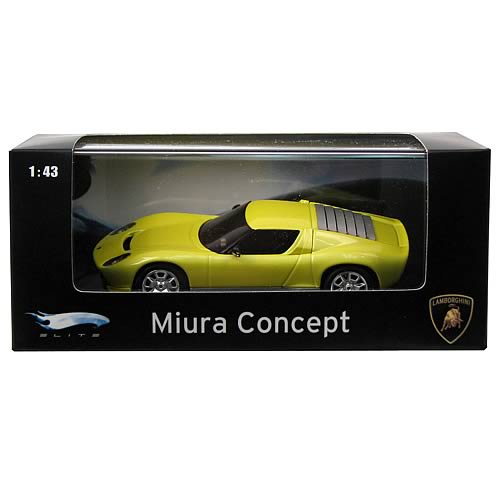 Hot Wheels Lamborghini Miura Concept Car Yellow Car