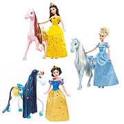 Disney Sparkling Princess Doll & Royal Horse Assortment Case