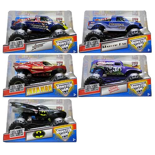Hot Wheels Monster Jam 1:24 Scale Wave 2 Case