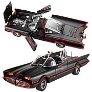 Batman Hot Wheels 1966 1:18 Scale Elite Batmobile Replica Picture