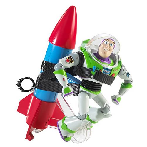 Toy Story Mega Action Rocket Running Buzz Lightyear Figure
