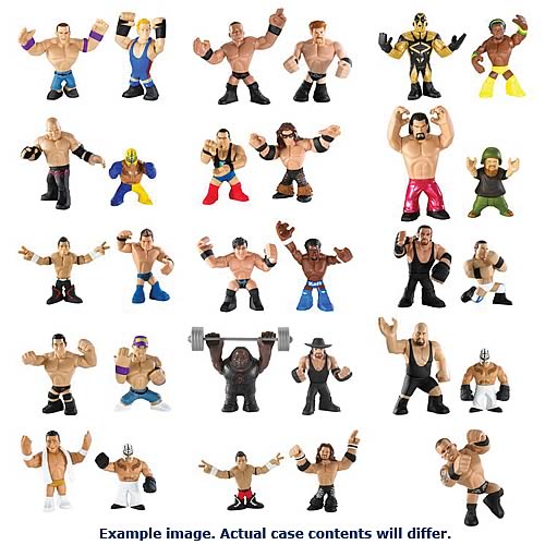 WWE Rumblers Wave 4 Mini-Figure 2-Pack Case