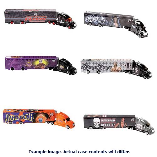 Hot Wheels WWE Haulers Assortment Case