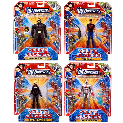 Young Justice 4 1/4-Inch Singles Action Figure Wave 2 Case