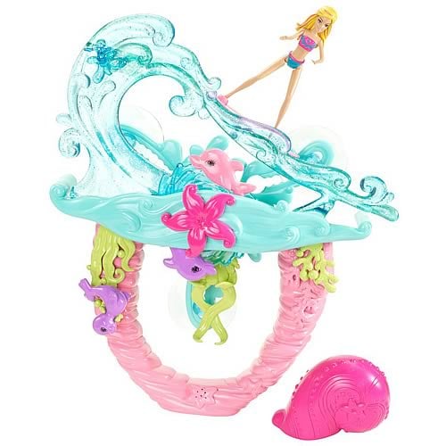 Barbie Mermaid Tale 2 Surf To Sea Bath Playset