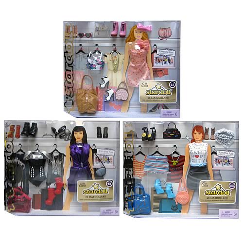Barbie Stardoll Doll Accessory Assortment Case