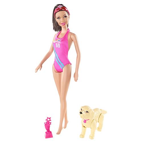 Barbie Swimmer African American Doll