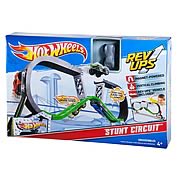 Hot Wheels Rev Up Stunt Circuit Track Playset