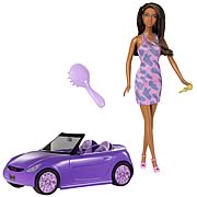 Barbie So In Style Doll and Convertible Car