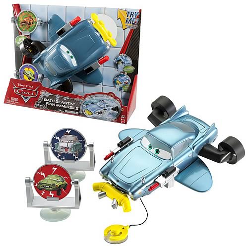 Cars Bath Blastin Finn McMissile Vehicle