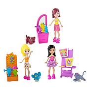 Polly Pocket Stick and Play Doll Case