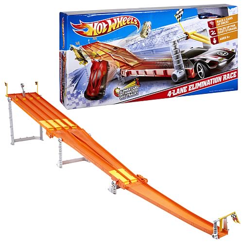 Hot Wheels 4 Lane Elimination Playset