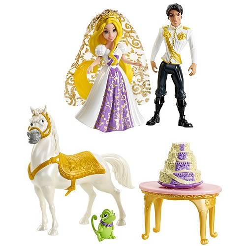 Disney Tangled Rapunzel's Wedding Party Dolls