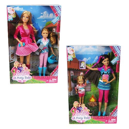 Barbie and Her Sisters in a Pony Tale Doll 2-Pack Case