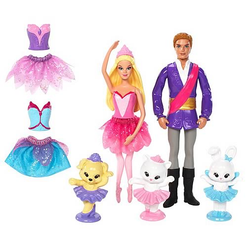 Barbie Pink Shoes Small Ballerina Doll Gift Pack
