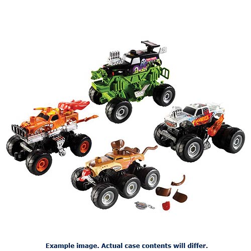 Hot Wheels Monster Jam Custom Crushers Wave 1 Case