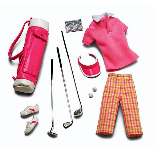 Barbie Look Pink On The Green Fashion Doll Accessory Pack