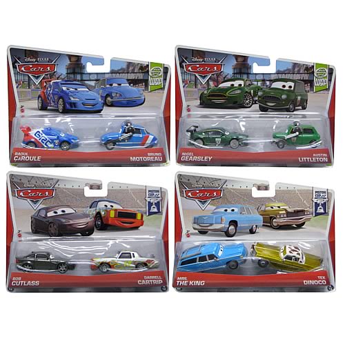 Cars Character Car Wave 1 Vehicle 2-Pack Case