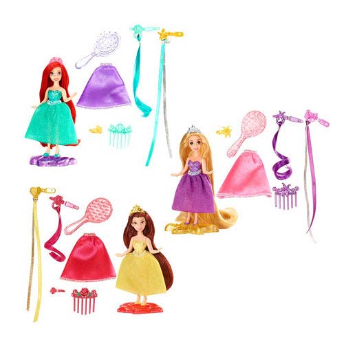 Disney Princesses Small Doll Hairplay Pack Case