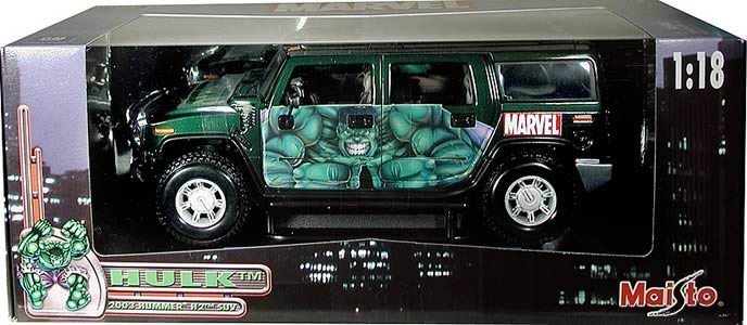 The Hulk Hummer 1:18 Scale