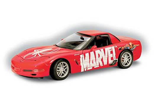 Spider-man Corvette 1:18 Scale