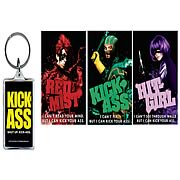Kick-Ass Lucite Key Chains Set
