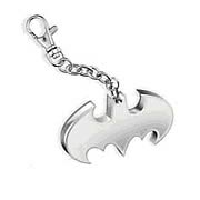 Batman Steel Emblem Key Chain