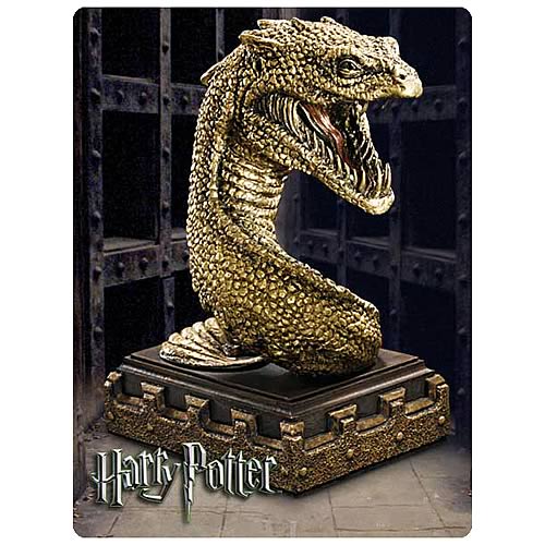 Harry Potter Basilisk Bookend Sculpture
