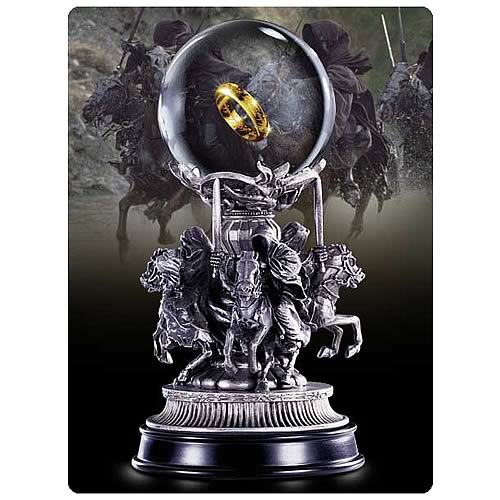 Lord of the Rings Quest for the Ring Globe Sculpture