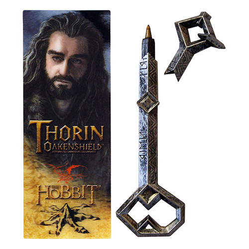 Hobbit Movies Thorin Oakenshild Key Pen and Bookmark Set