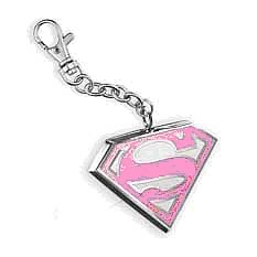 Supergirl Pink Emblem Key Chain