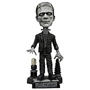 Universal Monsters Frankenstein Black and White Head Knocker