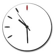 Watchmen Wooden Doomsday Wall Clock