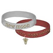 Twilight New Moon Happy Ending Rubber Bracelet 2-Pack