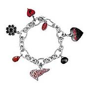 Twilight Eclipse Charm Bracelet Crimson Black