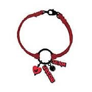 Twilight Eclipse Circle Cord Charm Bracelet Team Jacob