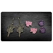 Twilight Breaking Dawn Cullens Earrings 3-Pack