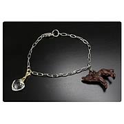 Twilight Breaking Dawn Bella Wolf & Heart Bracelet Replica