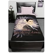 Twilight Breaking Dawn Edward with Crest Fleece Blanket