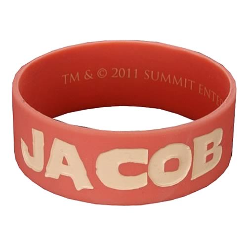 Twilight Breaking Dawn Team Jacob Solid Rubber Bracelet