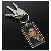 Twilight Breaking Dawn Edward Head Shot Lucite Key Chain