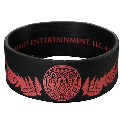 Twilight Breaking Dawn Team Jacob Leaves Rubber Bracelet