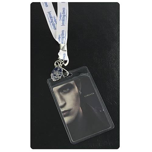 Twilight Breaking Dawn Pt 2 Edward Lanyard with Metal Charm