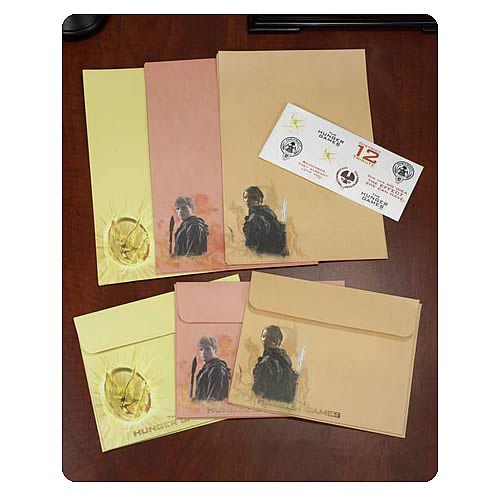 Hunger Games Movie Katniss and Peeta Stationary Set