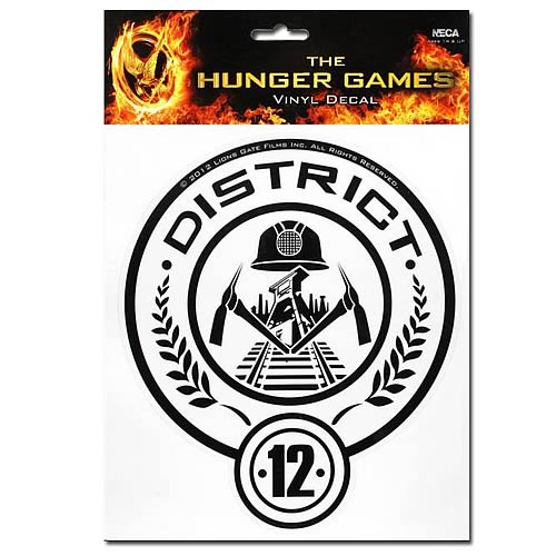 Hunger Games Movie District 12 Stickers