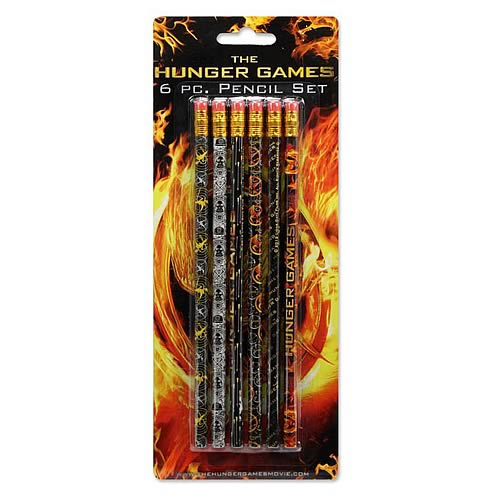 Hunger Games Movie Assorted Pencil Set 6-Pack