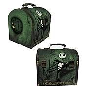 Lunch Boxes > Nightmare Before Christmas - From Halloweentown to you!     Retro-styled case based on Tim Burtons  The Nightmare Before Christmas  movie.    Features Jack Skellingtons visage.    Its a great way to travel with your Deadly Night Shade!       Jack Skellington returns with this exciting item for your collection! From the creepiest corners of Halloweentown in Tim Burtons  The Nightmare Before Christmas  movie, comes this retro-styled, metal carrying case featuring Jack. A perfect place for your treasures on the go, this is one item even Oogie Boogie would be sure to covet! Its also a great way to travel with your Deadly Night Shade.  Measures about 8-inches tall x 9-inches wide x 7-inches long.: Sizes 