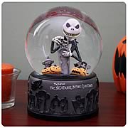 Snow Globes > Nightmare Before Christmas - From Halloweentown to your home! High-quality and hand-painted! Relive your favorite moments from  The Nightmare Before Christmas ! From Halloweentown to your home, spread some holiday cheer with this Nightmare Before Christmas Graveyard Jack Water Ball! Made from high-quality resin and hand-painted, this water ball features Jack Skellington in a graveyard, from Tim Burtons classic  The Nightmare Before Christmas. Order yours today!: Sizes 